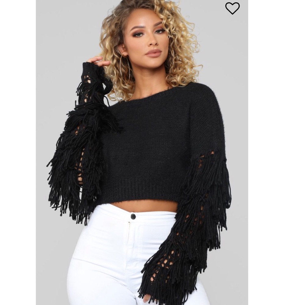 Fashion Nova cropped sweater
